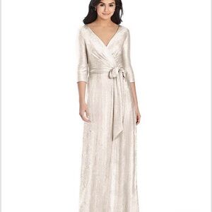 Gorgeous shimmery gold gown